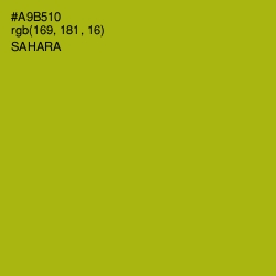#A9B510 - Sahara Color Image