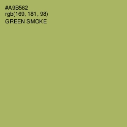 #A9B562 - Green Smoke Color Image