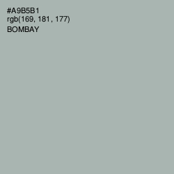 #A9B5B1 - Bombay Color Image