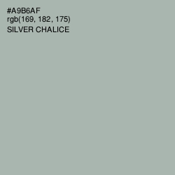 #A9B6AF - Silver Chalice Color Image