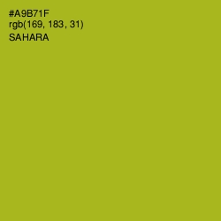 #A9B71F - Sahara Color Image