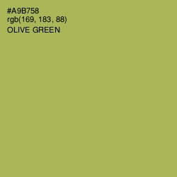 #A9B758 - Olive Green Color Image