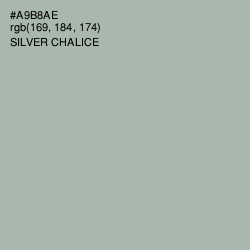 #A9B8AE - Silver Chalice Color Image