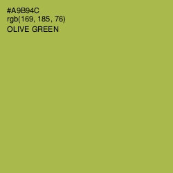 #A9B94C - Olive Green Color Image