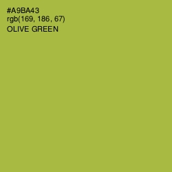 #A9BA43 - Olive Green Color Image