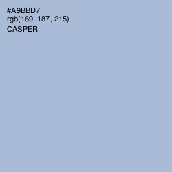#A9BBD7 - Casper Color Image