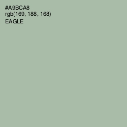 #A9BCA8 - Eagle Color Image