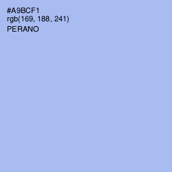 #A9BCF1 - Perano Color Image