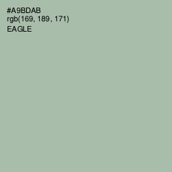 #A9BDAB - Eagle Color Image