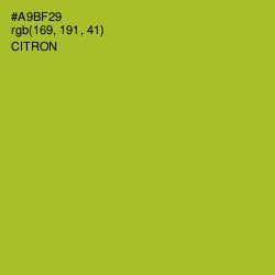 #A9BF29 - Citron Color Image