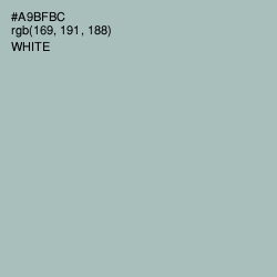 #A9BFBC - Tower Gray Color Image