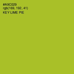 #A9C029 - Key Lime Pie Color Image