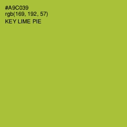 #A9C039 - Key Lime Pie Color Image