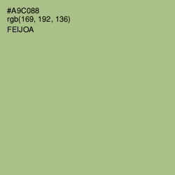 #A9C088 - Feijoa Color Image