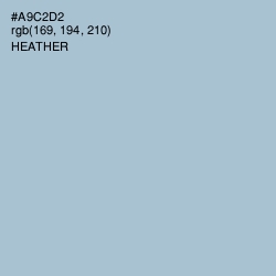 #A9C2D2 - Heather Color Image