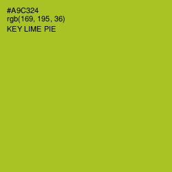 #A9C324 - Key Lime Pie Color Image
