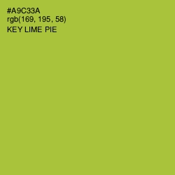 #A9C33A - Key Lime Pie Color Image