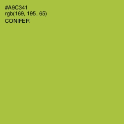 #A9C341 - Conifer Color Image