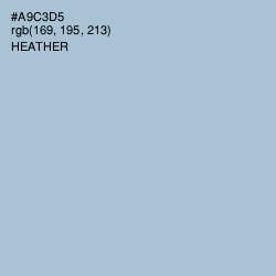 #A9C3D5 - Heather Color Image
