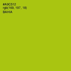 #A9C512 - Bahia Color Image