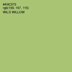 #A9C573 - Wild Willow Color Image