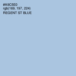 #A9C5E0 - Regent St Blue Color Image