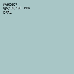 #A9C6C7 - Opal Color Image