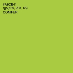 #A9CB41 - Conifer Color Image