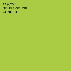 #A9CC44 - Conifer Color Image