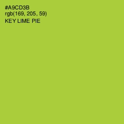 #A9CD3B - Key Lime Pie Color Image