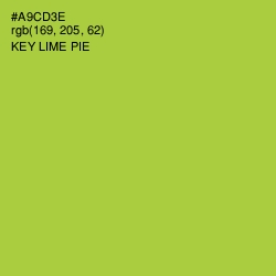 #A9CD3E - Key Lime Pie Color Image