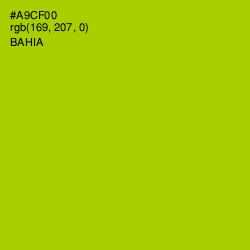 #A9CF00 - Bahia Color Image