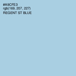 #A9CFE3 - Regent St Blue Color Image