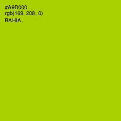 #A9D000 - Bahia Color Image