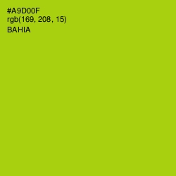 #A9D00F - Bahia Color Image