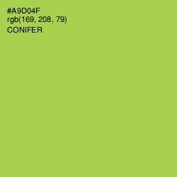 #A9D04F - Conifer Color Image
