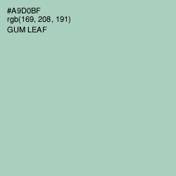 #A9D0BF - Gum Leaf Color Image