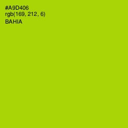 #A9D406 - Bahia Color Image