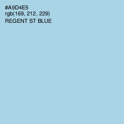 #A9D4E5 - Regent St Blue Color Image