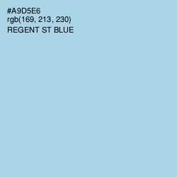 #A9D5E6 - Regent St Blue Color Image