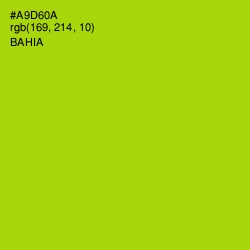 #A9D60A - Bahia Color Image