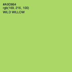 #A9D864 - Wild Willow Color Image