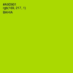 #A9D901 - Bahia Color Image