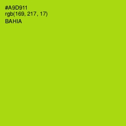 #A9D911 - Bahia Color Image