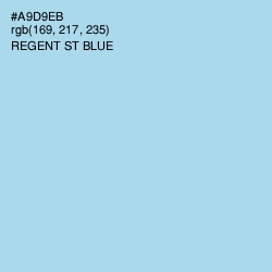 #A9D9EB - Regent St Blue Color Image
