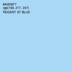 #A9D9F7 - Regent St Blue Color Image