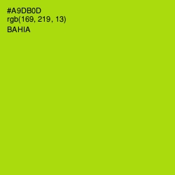 #A9DB0D - Bahia Color Image