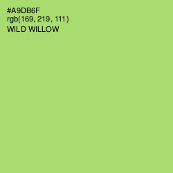 #A9DB6F - Wild Willow Color Image