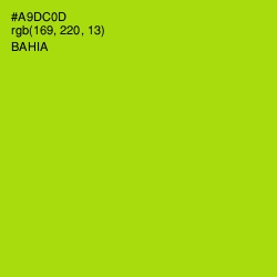 #A9DC0D - Bahia Color Image