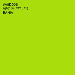 #A9DD0B - Bahia Color Image